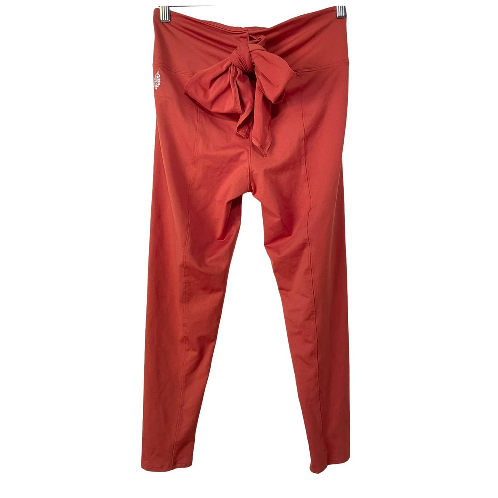 Free People FP Movement High-Rise Ankle Length Ursa Leggings Orange Size L - Picture 4 of 11